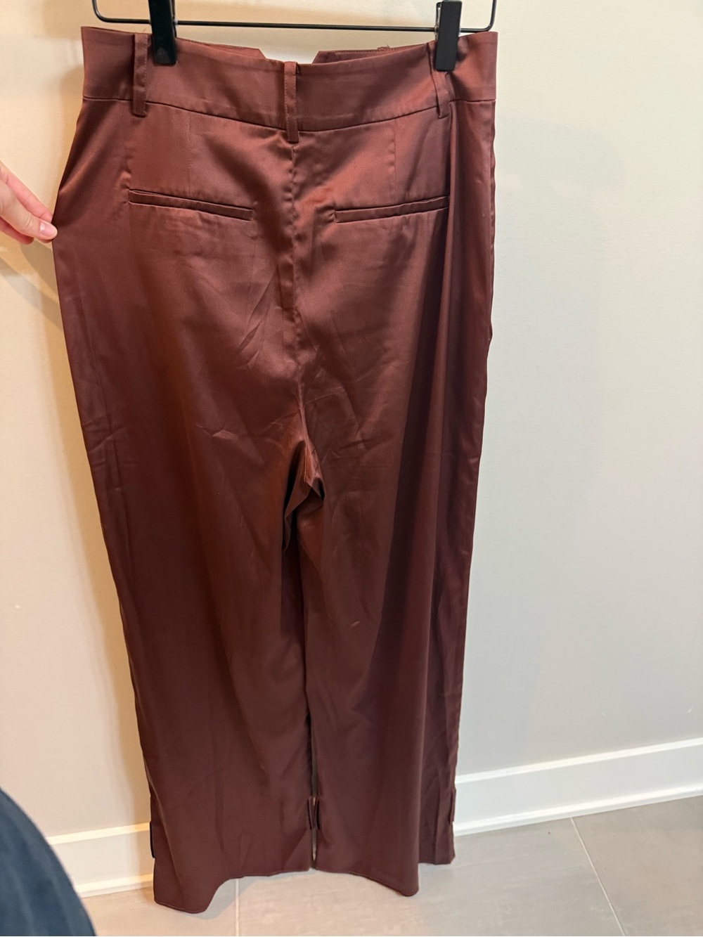 L'Academie Satin Wide-Leg Pants - Picture 5 of 6